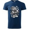 DJ meter - Klasické pánske tričko vyššej gramáže - 4XL ( Polnočná modrá )
