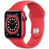 Apple Watch Series 6, 40mm, GPS,Red Aluminum Case,Red Sport Band, MO0A3LL/A