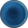 Čierny/modrý tanier z kameniny ø 27 cm Gastro Dark Blue/Black – Bitz