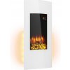Klarstein Lamington, elektrický krb, 2000 W, LED plameň, teplovzdušný ohrievač, časovač, osvetlenie (GDW24-LamingtonW)