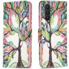 Peňaženkové kožené puzdro na Samsung Galaxy A25 5G - Tree Life