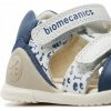 Biomecanics detské sandále z prírodnej kože, biela farba veľkosť 18