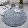 Strado Okrúhly koberec Shaggy Strado 150x150 SilverFur (Light Grey) univerzálny