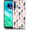 Picasee silikónový prehľadný obal pre Motorola Moto G8 - Pírka 2