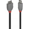 Lindy USB-C - micro-B USB kabel 3 m černý (36623)