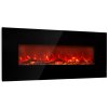 Klarstein Lausanne Long, elektrický krb, 1600 W, 2 úrovne ohrevu, 128 cm (FP16-Lausanne-Black)