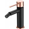 Imex MILOS stojanková bidetová batéria čierna matná / ružové zlato BDYS045-2NOR