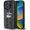 Lacoste Blend Monogram MagSafe Zadní Kryt pro iPhone 16 Pro Black
