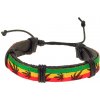 Kožený náramok Rasta marihuana (Náramky na ruku Rasta)
