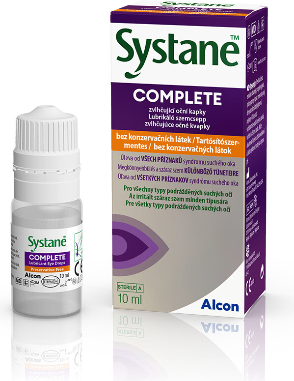 Alcon Systane Complete bez konzervačních látek 10 ml