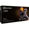 Mercator Medical Nitrilové rukavice GoGrip čierne veľkosť XXL, 50 ks