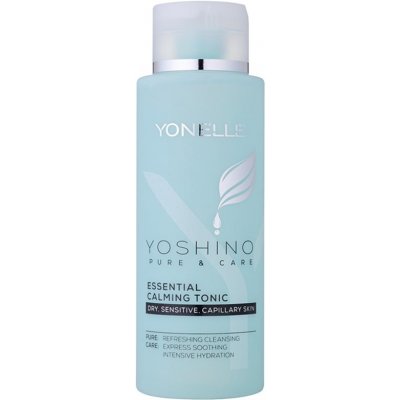 Yonelle Yoshino Pure&Care esenciálne upokojujúce tonikum pre citlivú pleť so začervenaním 400 ml