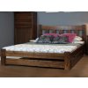 Posteľ z masivu 140x200 Mila orech s roštom