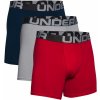 Pánske boxerky Under Armour UA CHARGED COTTON 6IN 3 PACK červené 1363617-600 - L