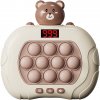 Maxlife MXPS-100 Teddy Bear prenosná hra - medvedík, béžová, 6 herných režimov, displej (OEM0200581)