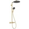 Hansgrohe Raindance Alive S Puro - Sprchový set s termostatom, 21x34 cm, 3 prúdy, leštený vzhľad zla - 24592990
