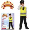 Detský kostým na karneval Polícia 120 - 130 cm