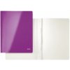 Leitz Wow A4 rýchloviazač laminovaný kartón purpurový