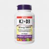 Webber Naturals Vitamín K2 120 mcg + D3 1000 IU