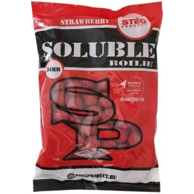 Stég Product Boilies Soluble 1kg 24mm Strawberry