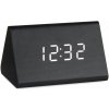 Giftdecor Digitální hodiny z MDF, černé