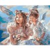 Diamondi Diamantové maľovanie - ANJELIKOVIA Rámovanie: vypnuté plátno na rám, Rozmer: 40x50 cm
