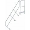 MUNK Günzburger Steigtechnik 600506 Munk Druhé zábradlie na schody s plošinou 45° 6 schodov 1 ks; 600506