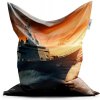 Sablio Sedací vak Vojnová loď v rozbúrených vodách - 200x140 cm