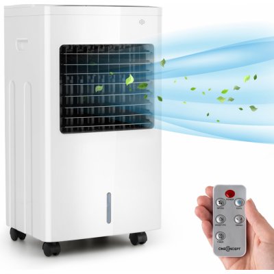 OneConcept Freeze Me, ochladzovač vzduchu, 75 W, 400 m³/h, 3 možnosti fúkania, diaľkový ovládač (ACO3-)