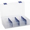Plastový pořadač - Ideal Box L (transparentní/tm. modrá) NENÍ HRA! (206 x 137 x 45 mm)