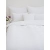 MKLozkoviny.sk Predĺžené krepové obliečky Renforcé - Julia biela - 140 × 220 cm - 70 x 90 cm
