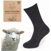 Teplé CIEPŁE Skarpety z Wełny Jagnięcej Cerber Lambswool veľkosť veľ. grafitové