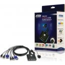 Aten CS-22U-A7 KVM prepínač pre 2xPC s VGA a USB portami