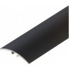 Oblý prechodový profil AL CEZAR - 30 x 5 x 2790 mm - Samolepiaco-narážací - LW305w1 - Elox bronz čierny - 9330527