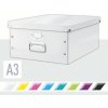 Archivačná krabica LEITZ WOW Click & Store A3 36.9 x 20 x 48.2 cm, biela (60450001)