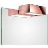 Svetlo nad zrkadlo Box Clip On LED 15 cm ružové zlaté