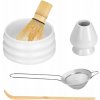 5-DIELNA SADA NA PRÍPRAVU ČAJU MATCHA, SADA S METLIČKOU MATCHA A ŠĽAHAČOM NA MATCHA