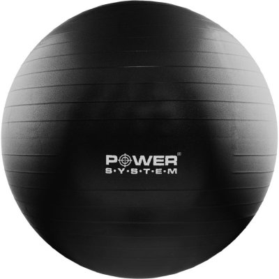 Power System Pro Gymball gymnastická lopta farba Black 65 cm