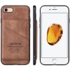 Taokkim ochranný kryt z PU kože s kapsou v retro štýle pre iPhone 6 Plus / 6S Plus - hnedý - možnosť vrátiť tovar ZADARMO do 30tich dní