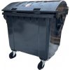 Kontajner samosklápací 1100L - Čierny