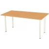 No brand Kancelársky stôl Standard, 120 x 80 x 75 cm, rovné vyhotovenie, buk
