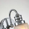 QUOIZEL Nástenné svietidlo Swell IP44, 1 svetlo, leštený chróm - QZ-SWELL1-PC-BATH