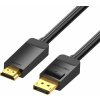DisplayPort 1.2 to HDMI 1.4 Cable Vention HAGBH 2m, 4K 30Hz (Black)