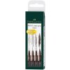 Faber-Castell 167101 Pitt Artist Pen 4 ks S F M B sépia
