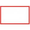 Toptabule.sk TBNMBC Biela tabuľa na magnetky v drevenom červenom ráme 150x100cm