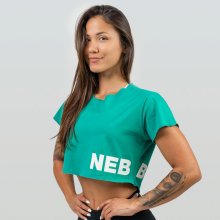 Nebbia Crop top tričko POWERHOUSE 279 zelený