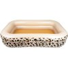 Swim Essentials Nafukovací bazén obdĺžnik Beige Leopard 211 cm