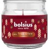 Sviečka Bolsius Large Jar,Winter Spices , vonná, Vianoce, červená, 100x98 mm, v skle
