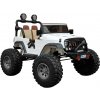 Lean Toys L4441 Elektrické autíčko Jeep 4x4 4x45W mäkké Eva kolesá predné LED svetlá biela