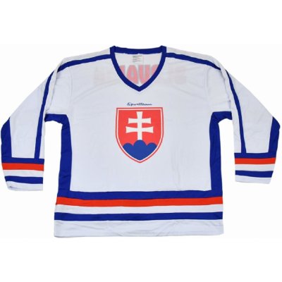 SPORTTEAM Hokejový dres SR 6 biely